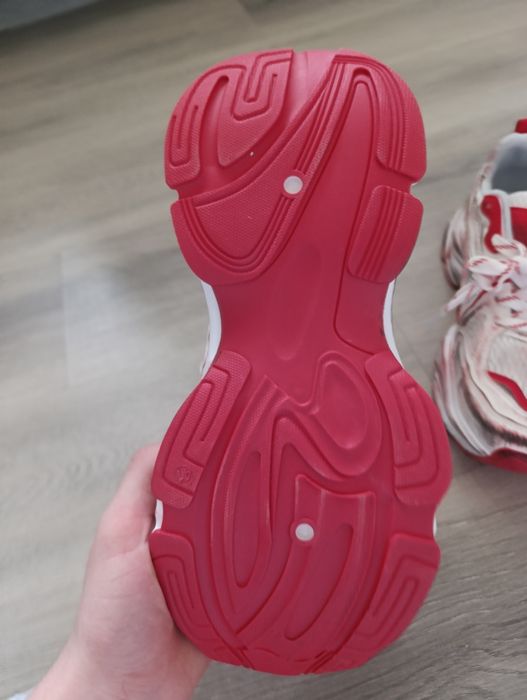 Кросовки Balenciaga 3XL крассные новые