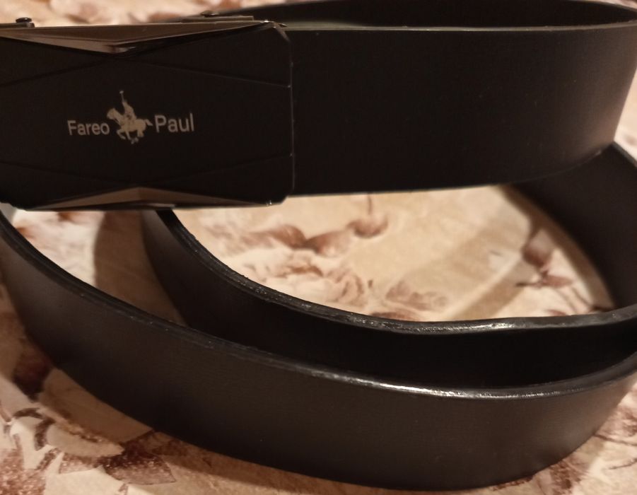 FAREO PAUL Оригинал Автоматичен Нов Мъжки Колан от Естествена Кожа 120