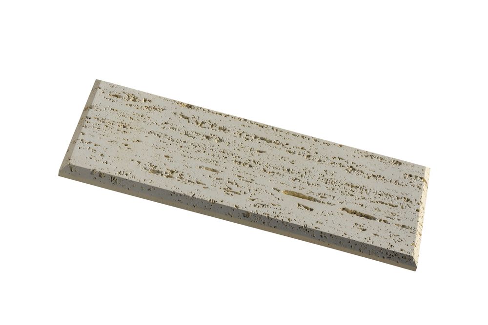 Placaj travertin,compozit 50x20x2;40x20x2 vein-cut