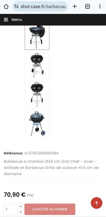 Барбекю Grill Chef диаметър 43 см