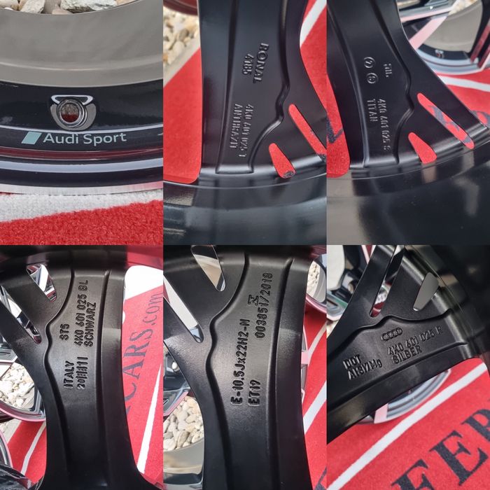 22ц Джанти 5x112 за Audi RS6 RS7 S Q8 S Q7 Нови Оригинални