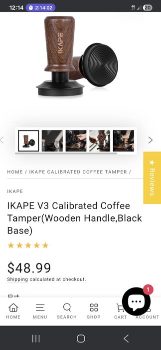 Portafiltru bottomless IKAPE 51mm + tamper IKAPE V3
