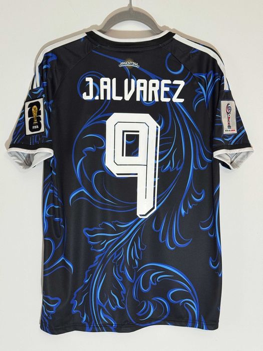 Tricou fotbal Argentina Away World Cup Messi