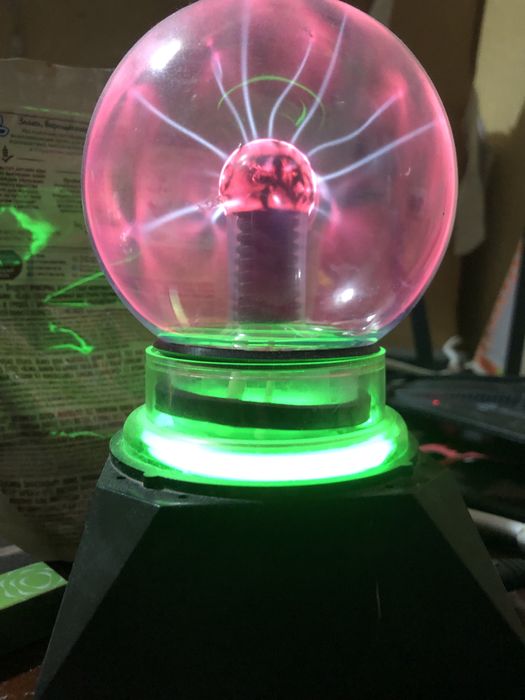 Лампа с молниями, ночник