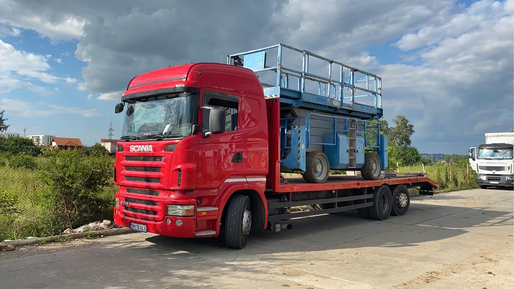 Transport utilaje constructii, utilaje agricole, nacele,