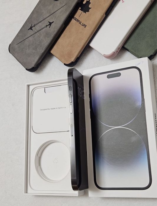 iPhone 14 PRO MAX, Space Black, 87% bateria, 128 gb, Stare foarte buna