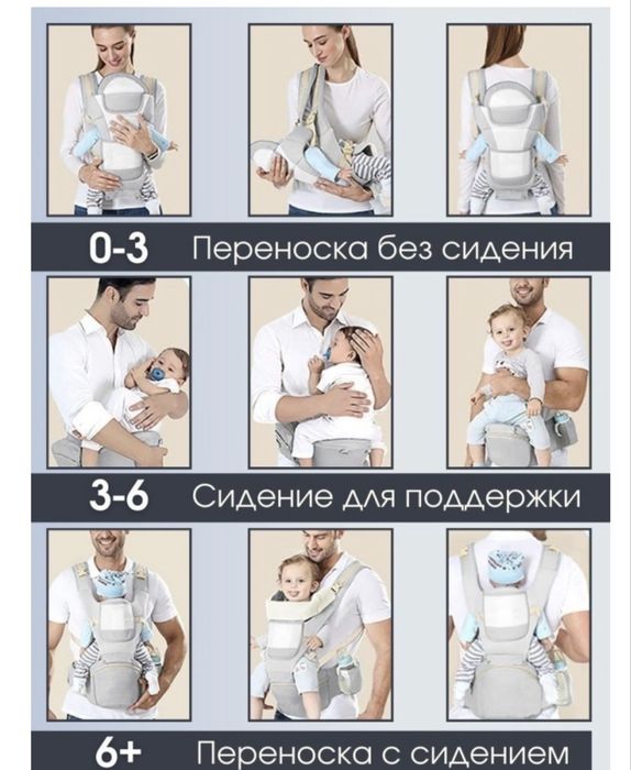 Эргорюкзак, цвет серый, до 25 кг