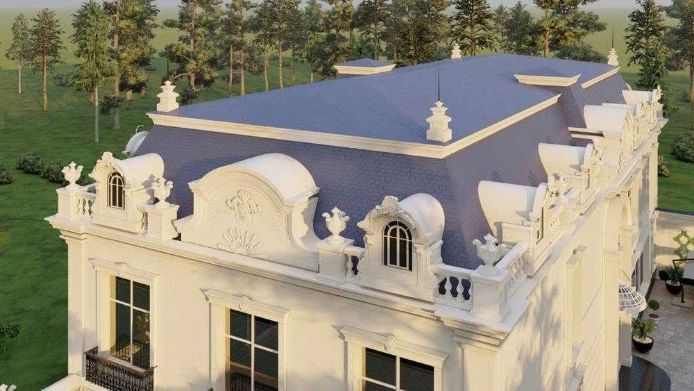 Крыша монтаж гибкой черепицы