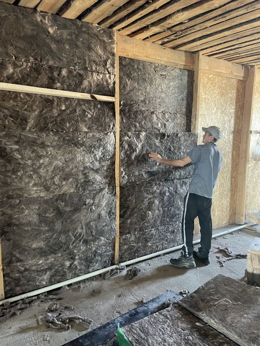 Обрешетка черный потолок в Астане