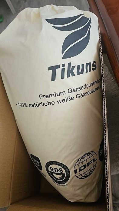 Tikuns Ултра мека всесезоннотто одеяло от гъши пух и пера - 100% памучна термо завивка