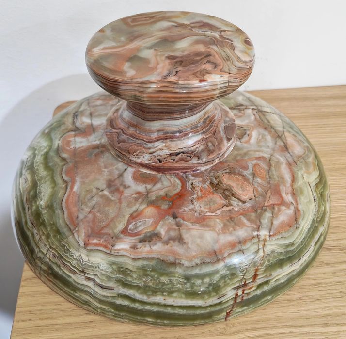 Placă rară de onyx verde
