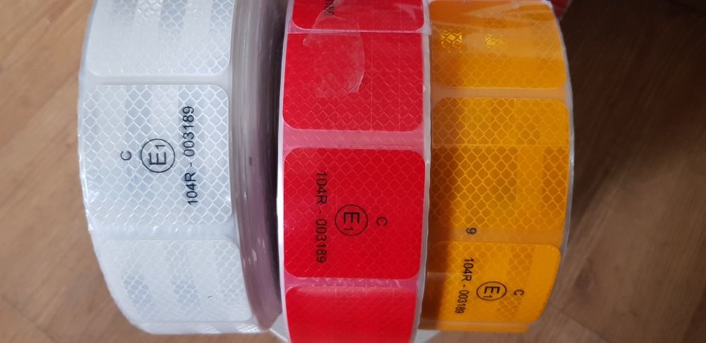 Banda reflectorizanta galbena camion,tir