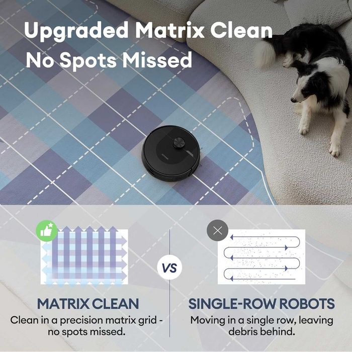 Робот прахосмукачка Ultenic D10, Съхранява до 5 карти с навигация