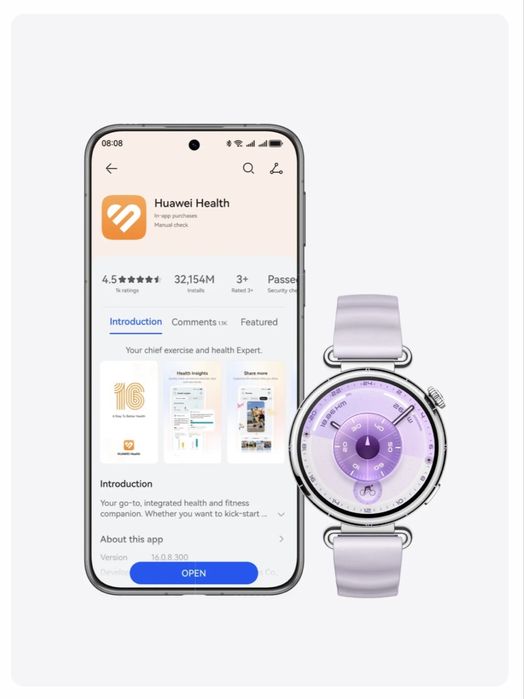 Часы! Новые Huawei Watch GT 6 - Purple