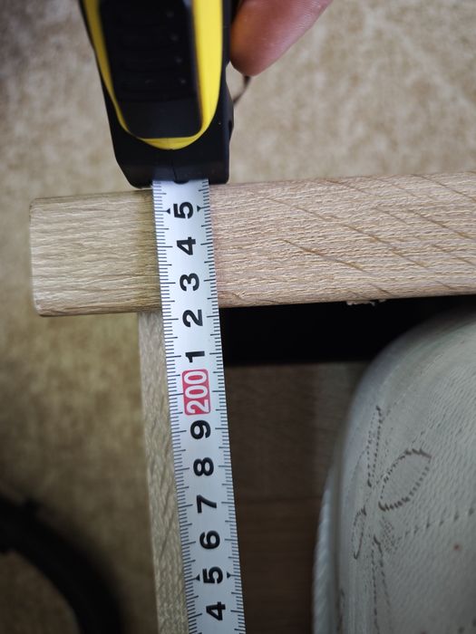 Cadru pat 140x200cm aspect stejar sonoma