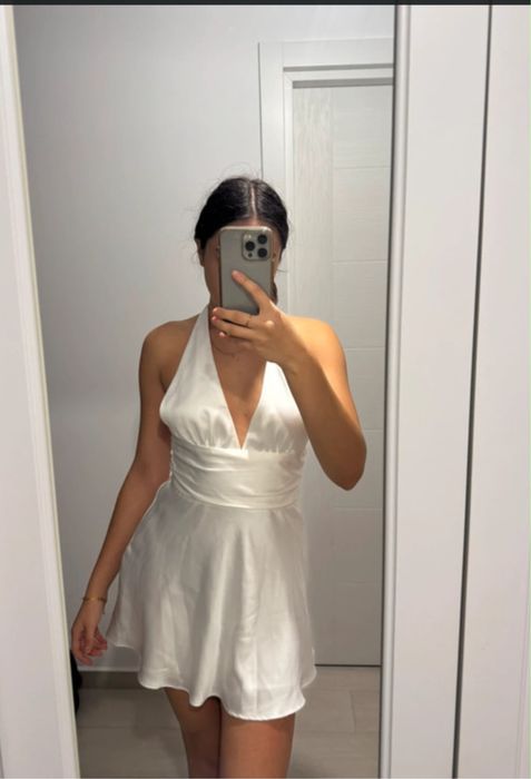 Rochie satin noua cu eticheta