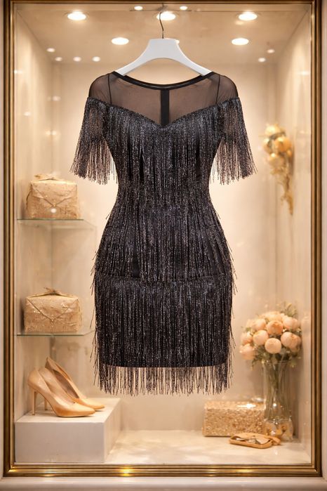 Rochie cu franjuri