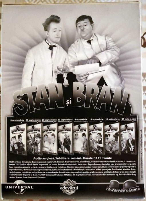 Colectie DVD Tom si Jerry, Stan si Bran, Capodoperele Teatrului Romanesc, sigilate