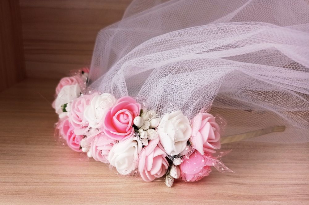 Диадема воал за моминско парти