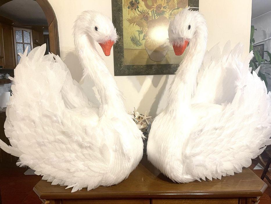 Ръчно изработени Декоративни пауни и лебеди