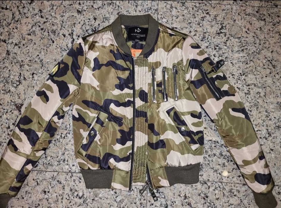 Зимно яке пухенка камофлаж