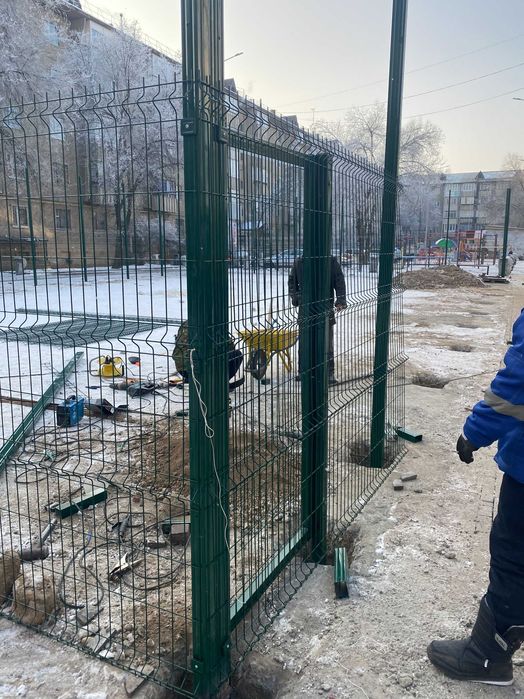 3Д Сетка. 2Д Забор. 3Д Ограждение, забор-жалюзи, штакетник, калитка