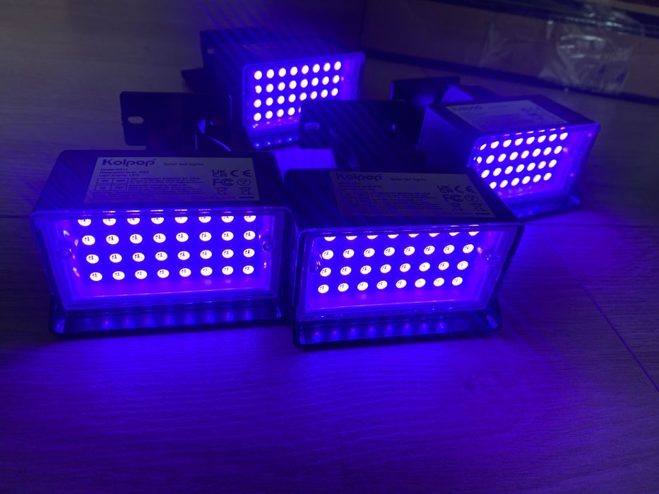 Proiectoare solare RGB -4 bucati