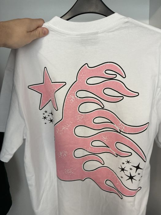 Tricou Hellstar Alb S Oversized