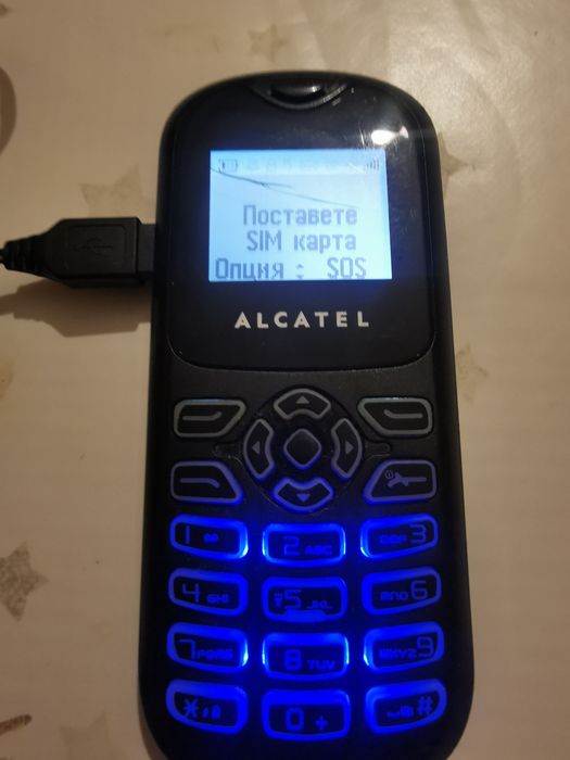 Телефон ALCATEL с фенерче