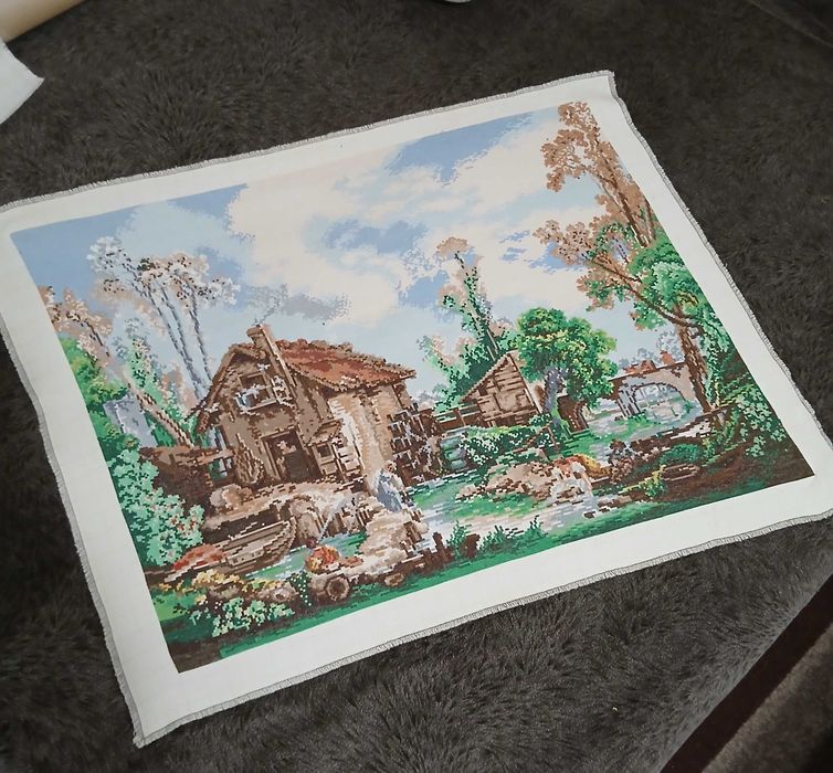 Гоблен ръчно ушит Воденицата на Буше