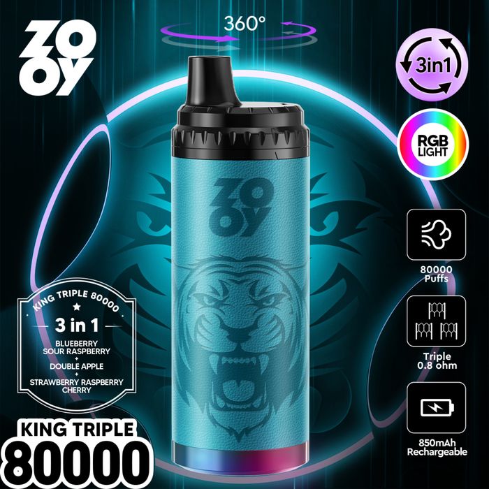Vape ZOOY 80k (80.000) fumuri