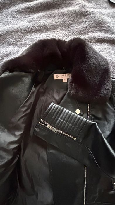 Кожено яке Miss Selfridge Petites XS