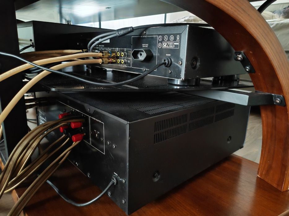 Amplificator+Preamplificator Yamaha MX-630 + CX-630 Negru