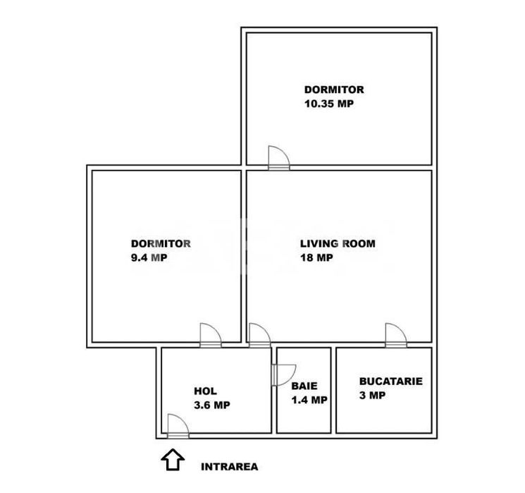 Apartament 3 camere de vanzare etaj intermediar Sibiu -chirias activ — fotografia 3