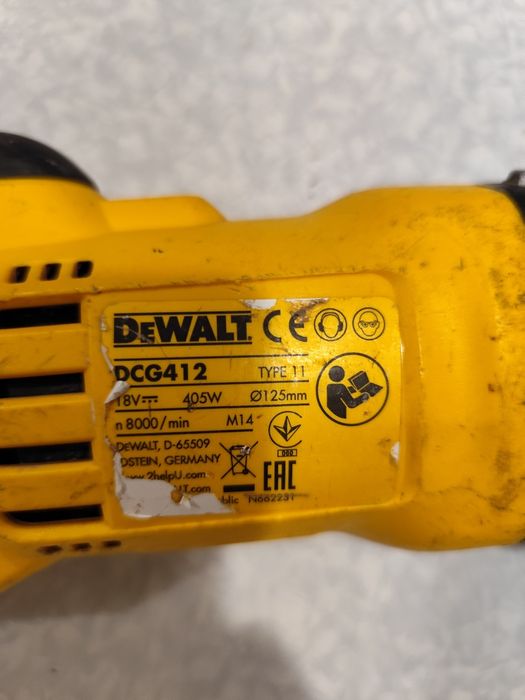 Акумулаторен ъглошлайф флекс Девалт DeWALT DCG412