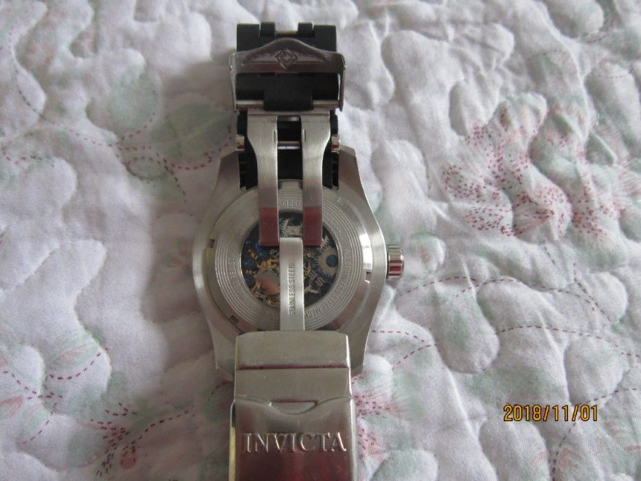 ПОДАРОК МУЖЧИНЕ Швейцарские Механические Часы INVICTA  модель  1257