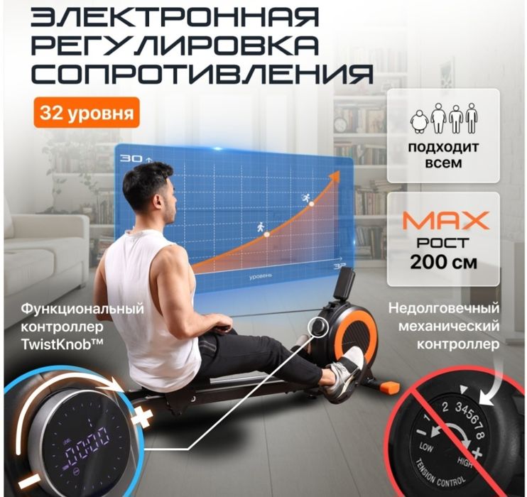 Тренажёр гребля Genau