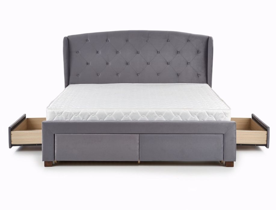 Тапицирано легло Sabrina Сиво