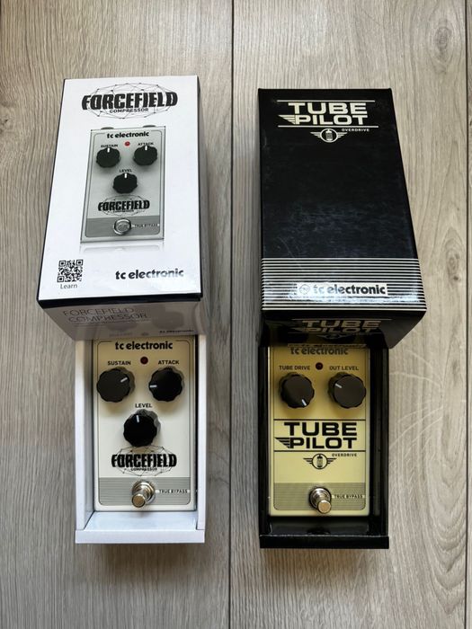 Pedale efect chitara Tc electronic overdrive si compresor