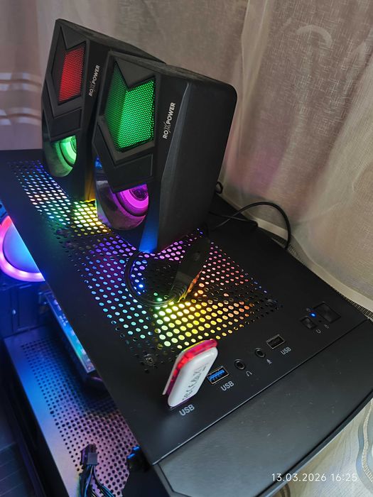 Геймърски Ryzen 5 5600X,GTX 1650 4GB,RAM 32GB DDR4 3200,SSD 512GB NVME