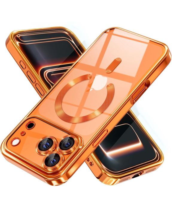 Iphone 17 PRO 17 PRO MAX Husa Magsafe Silicon Protectie Camera Portoca