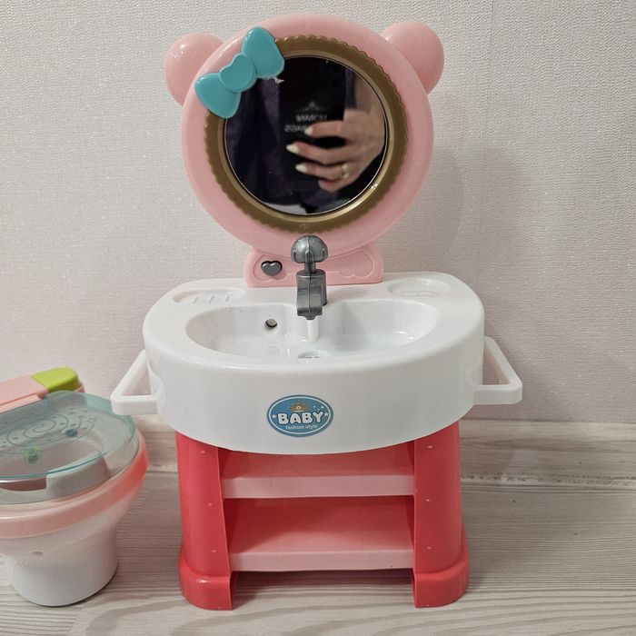 Музикално гърне за кукла и мивка