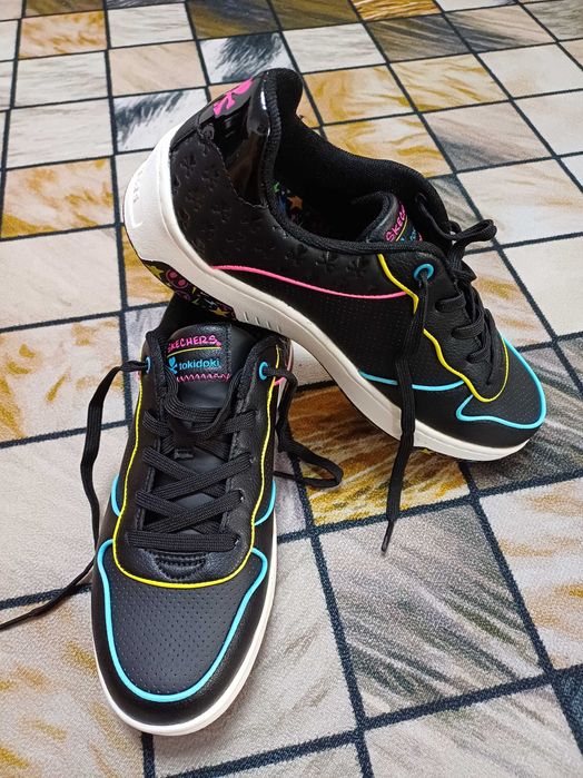 Skechers, Pantofi sport Upbeats Rhythm, Negru - Marimea 39