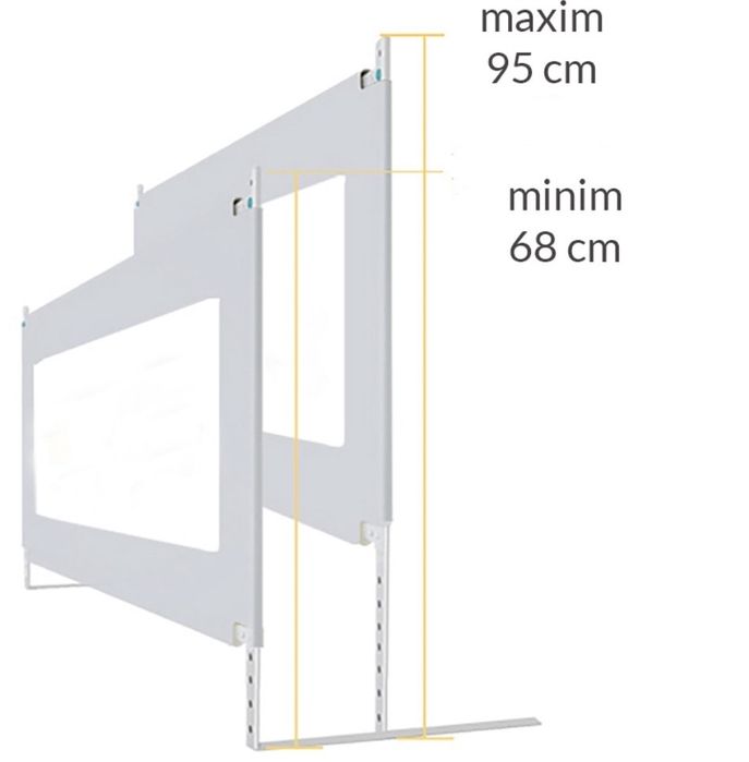 Laterale pat de protectie. Set 3 laterale pat 160 cm  x 200 cm