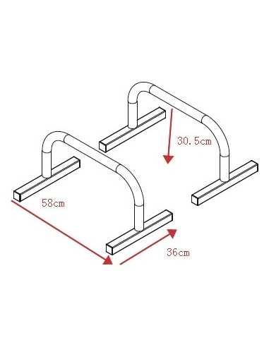 Стойки за Кросфит Amila Parallettes Стойки за Лицеви Опори