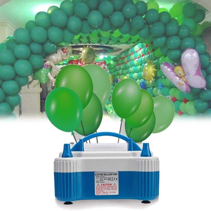 Pompa Electrică 700W pentru Umflat Baloane cu 2 Capete - Albastru PRO