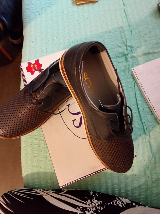 Pantofi piele naturală SCV