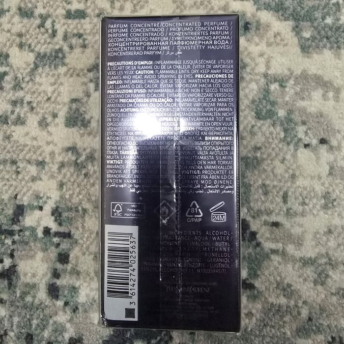 Yves Saint Laurent Y L'Elixir 100ml pour homme