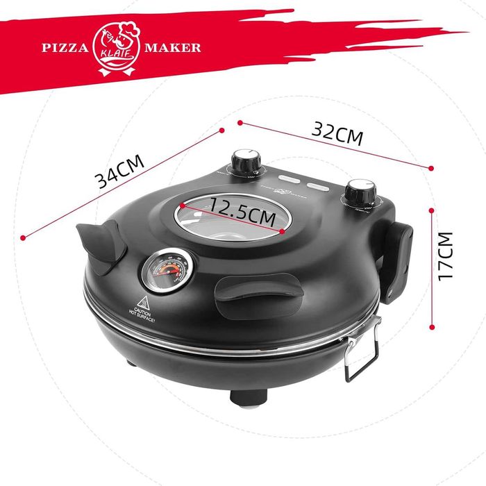 Фурна за пица Klaif 420°C 1200 W, Гаранция