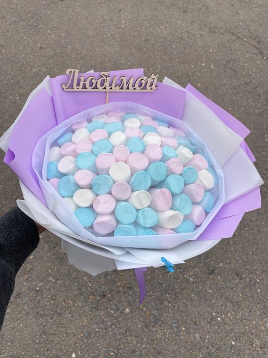 Букет из маршмеллоу